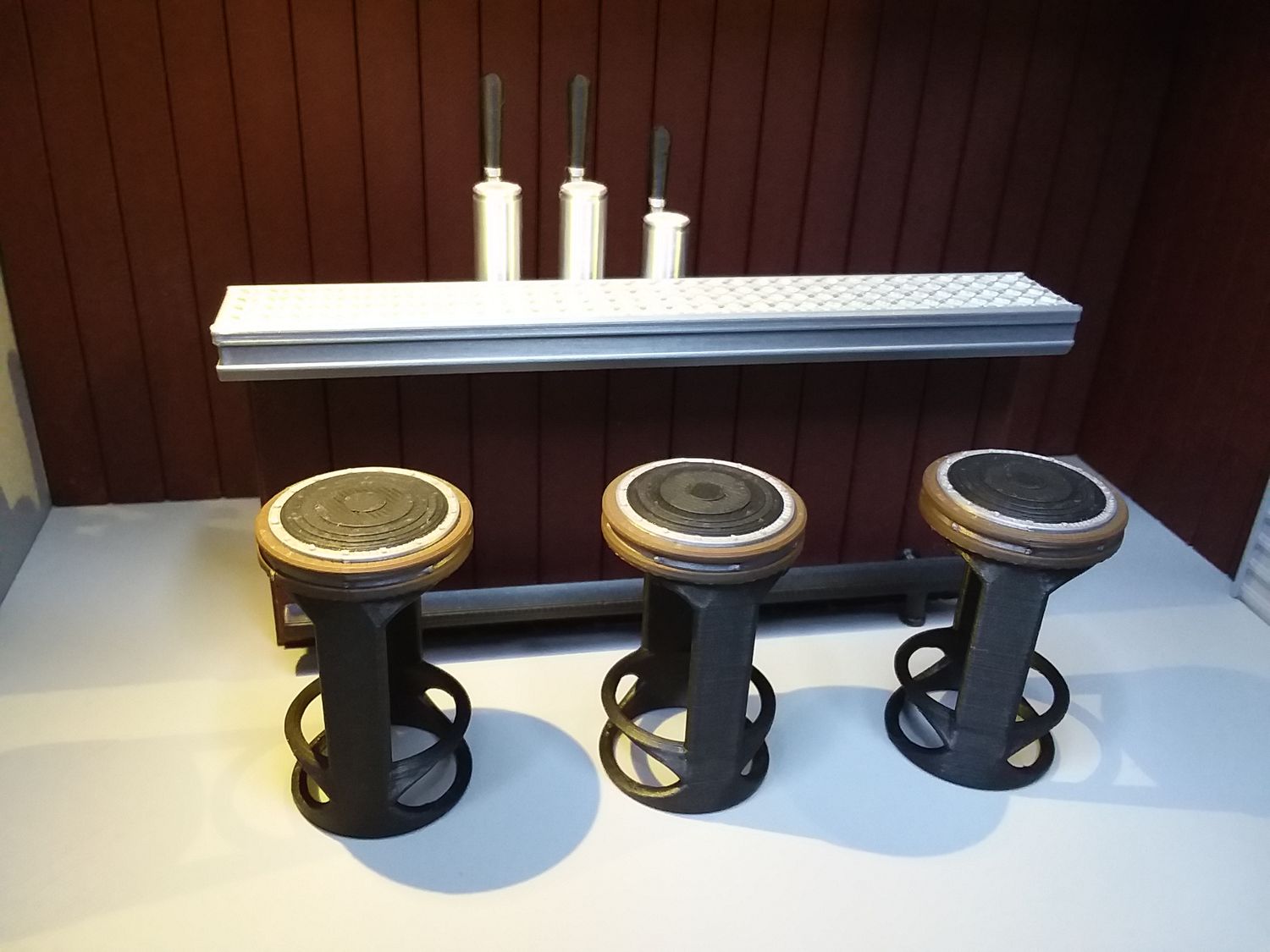 Bar Counter with Stools