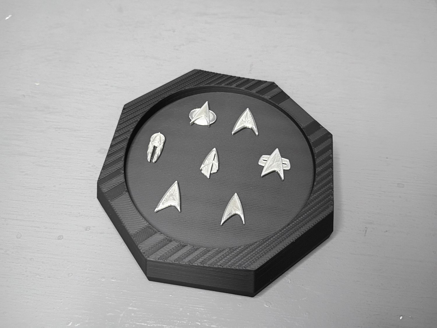 Octagon Display Base (CLEAR GLASS DOME NOT INCLUDED)