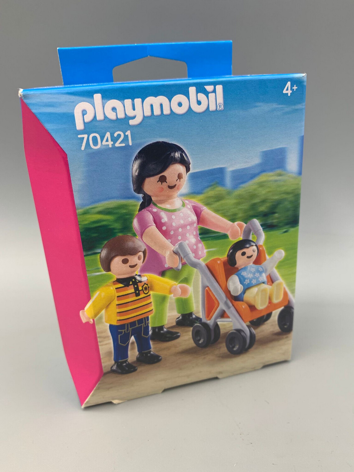 Playmobil 70421 - Muner como niño y bebé en carro