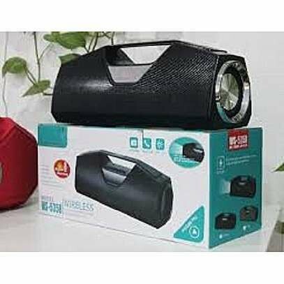 Wster WS-5358 Supper Bass FM,TFCard Bluetooth Speaker - Black
