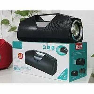 Wster WS-5358 Supper Bass FM,TFCard Bluetooth Speaker - Black