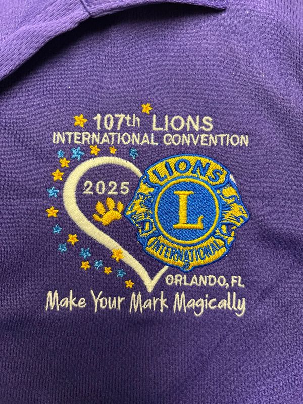 DGE's Only Lions 107th International Convention Polo Shirt