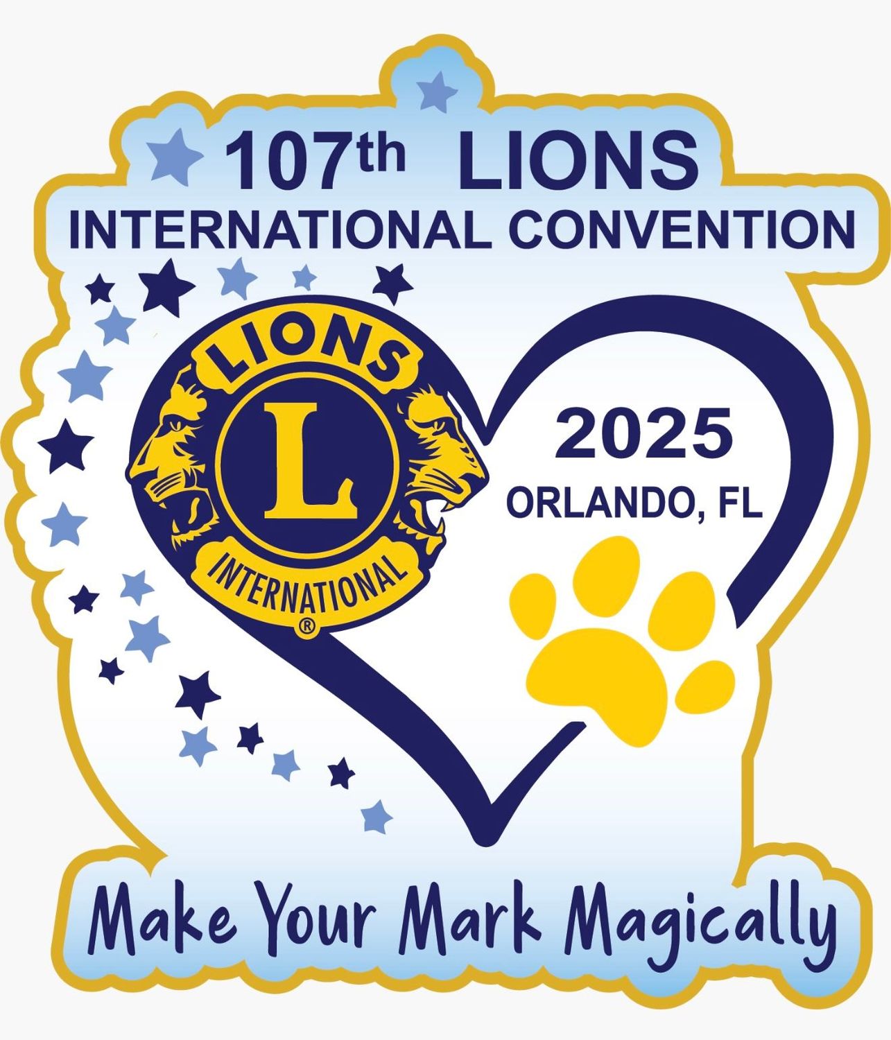 Lions 107th International Convention Pin