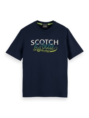 SCOTCH & SODA  | T-SHIRT | 167341 marine