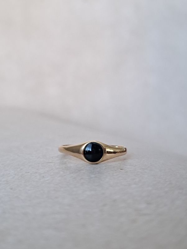 Zegelring met moedermelk of as | Belle époque