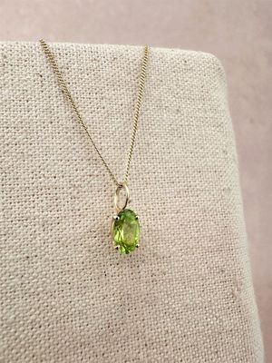 Hanger geboortesteen | ovaal