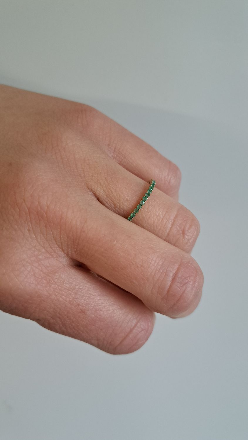 Ring smaragd