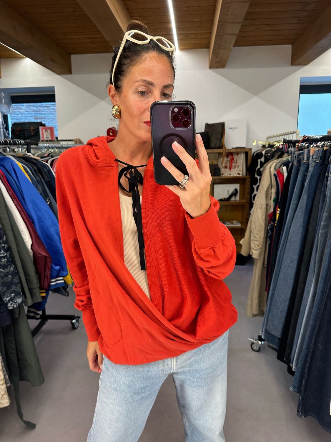 FELPA INCROCIATA ANN DEMEULEMEESTER 