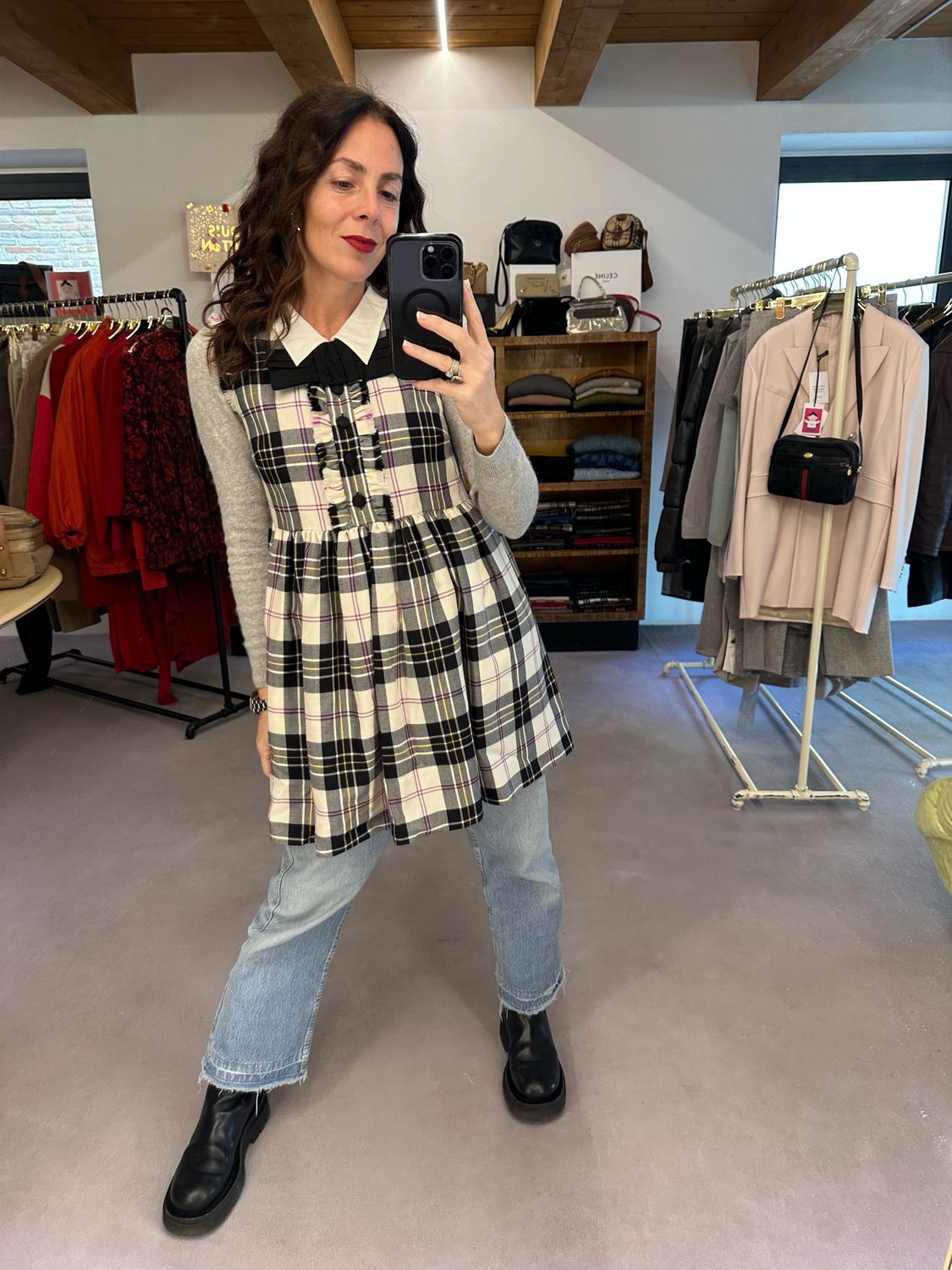 MINI DRESS MIU MIU SCOZZESE