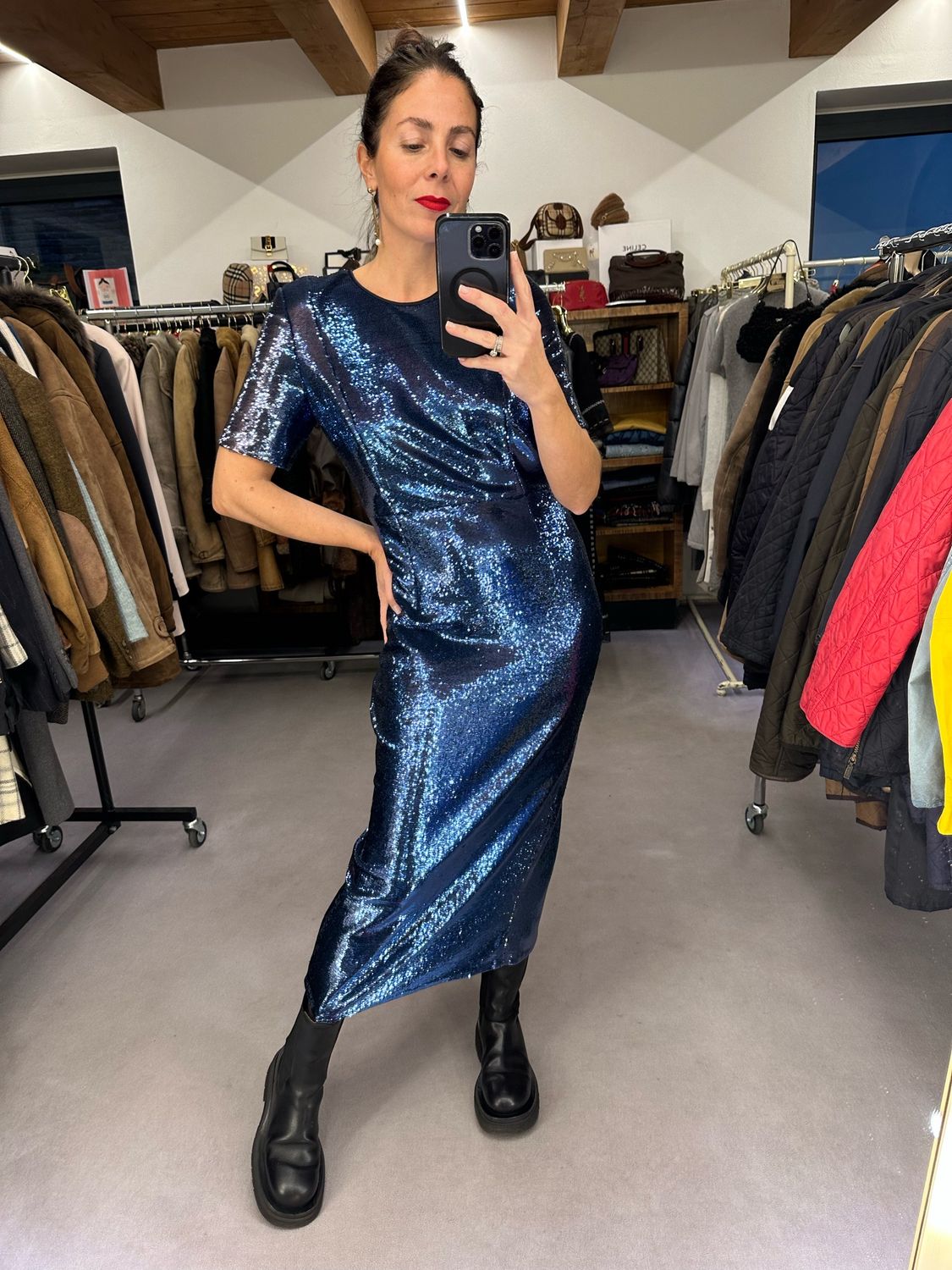 ABITO PAILLETTES DIANE VON FURSTENBERG