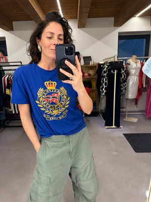 T-SHIRT RL BLUETTE LOGO ROYAL TG S