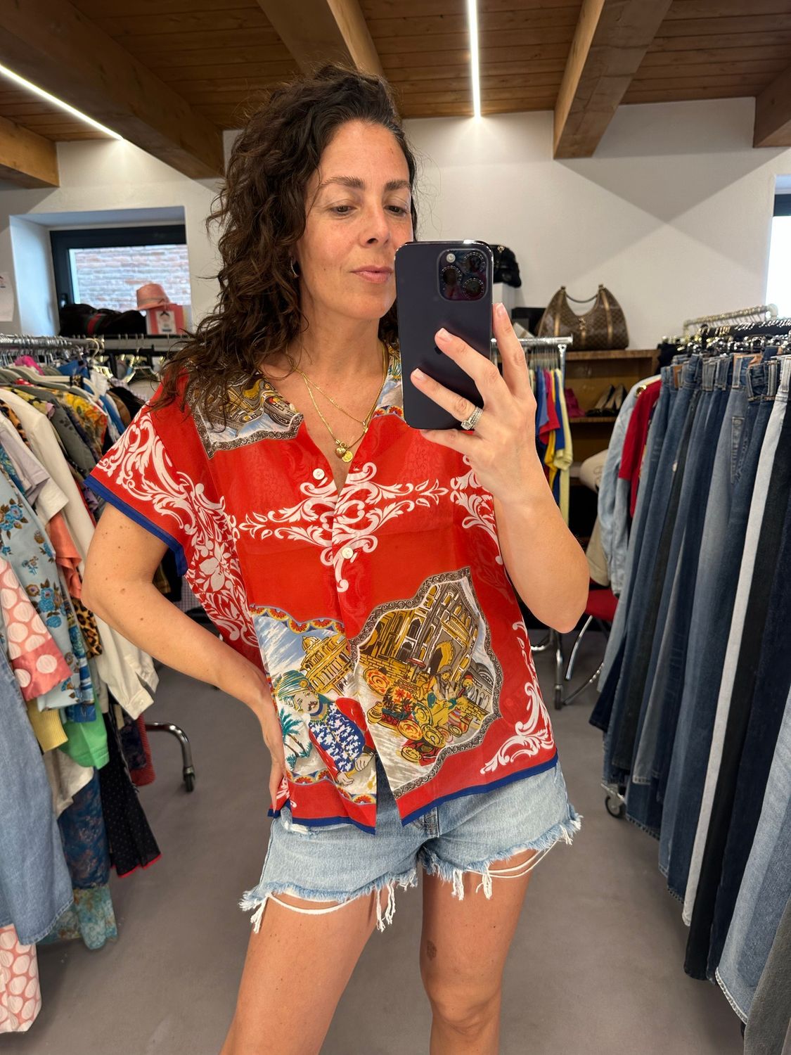 CAMICIA EGONVONFURSTEMBERG FANTASIA VISCOSA VEDO NON VEDO