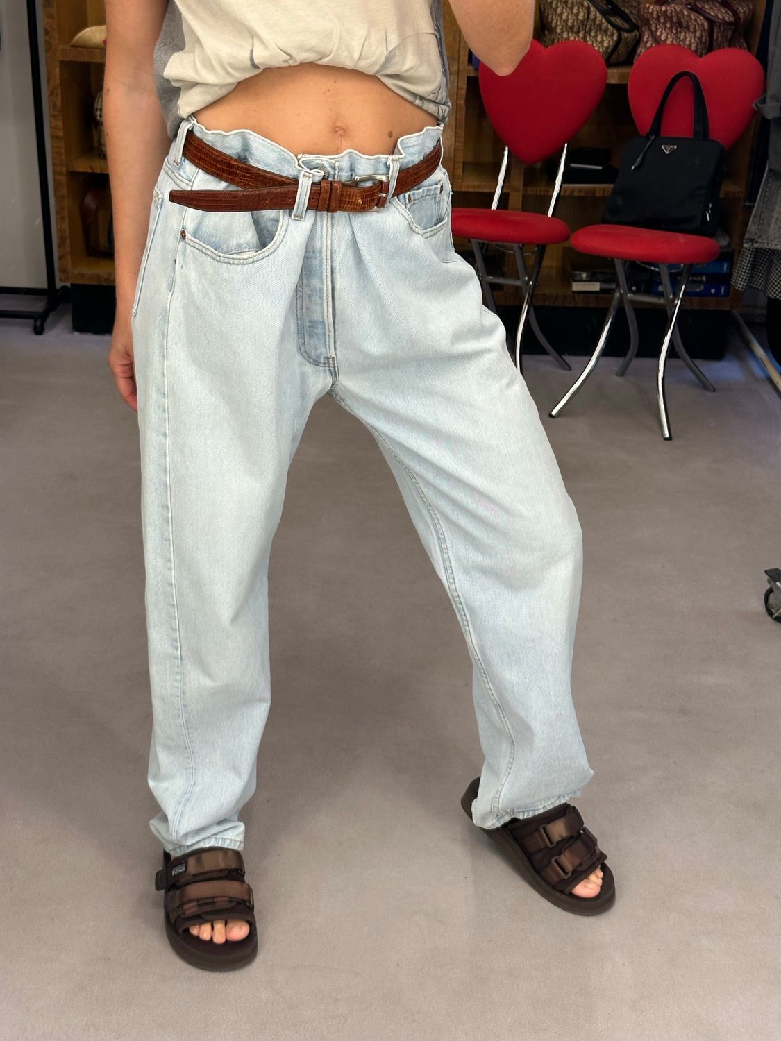 LEVIS 501 DENIM CHIARISSIMO