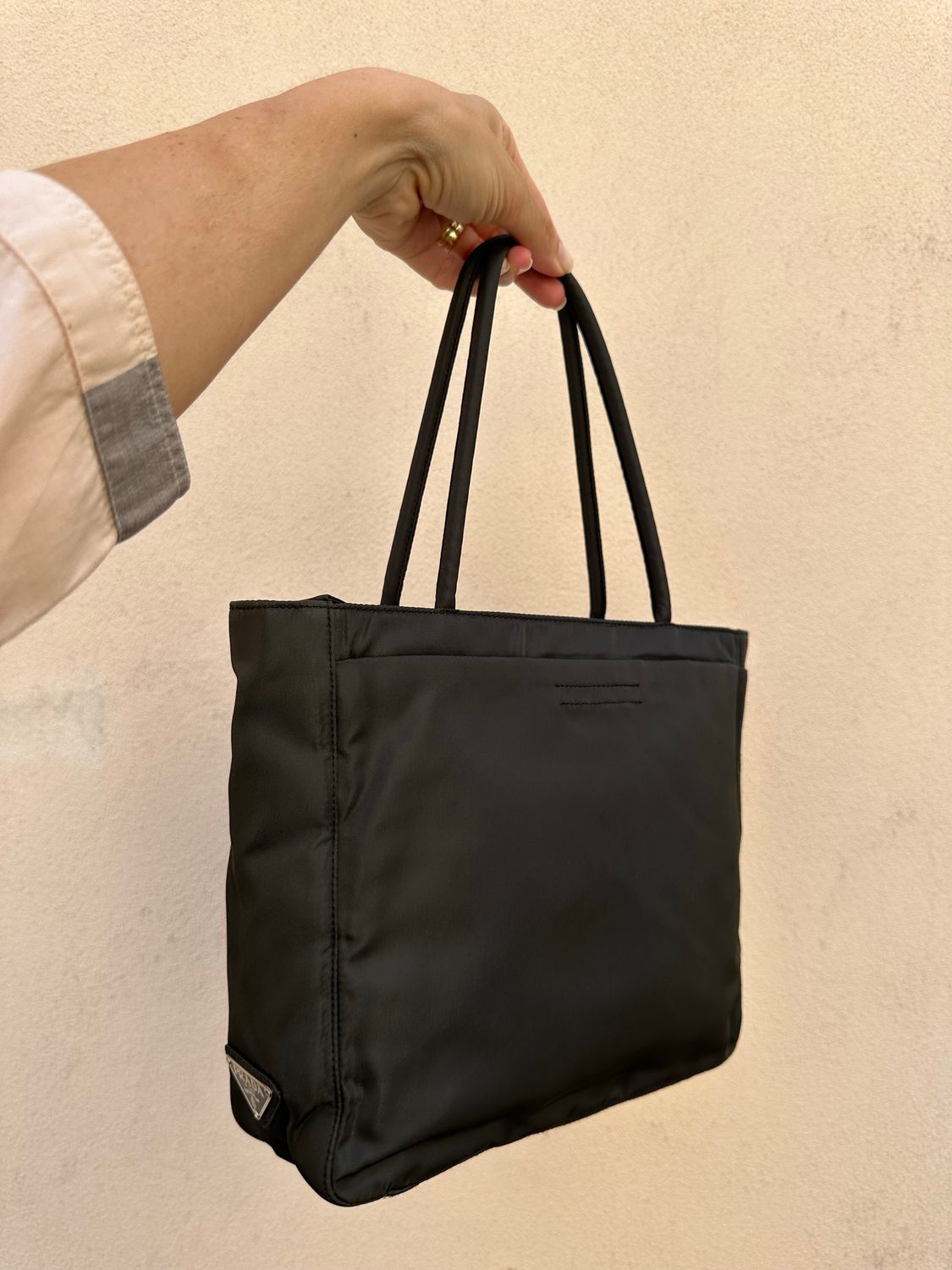 SHOPPERINA PRADA NYLON ANTRACITE 