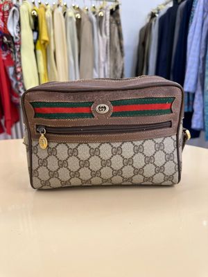 TRACOLLA GUCCI OPHIDIA LINEA CHERRY MARRONE 