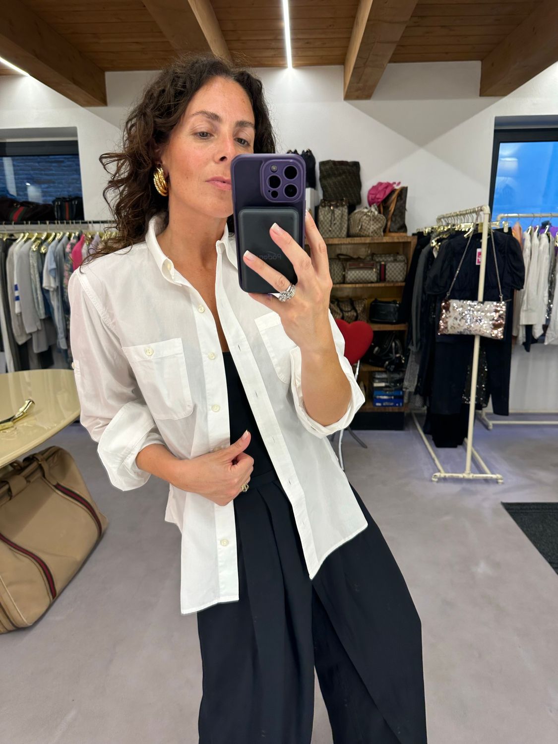 CAMICIA BIANCA LAUREN BY RALPH LAUREN TG S DONNA