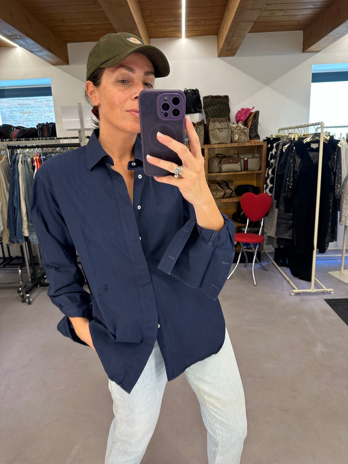 CAMICIA BLU YSL