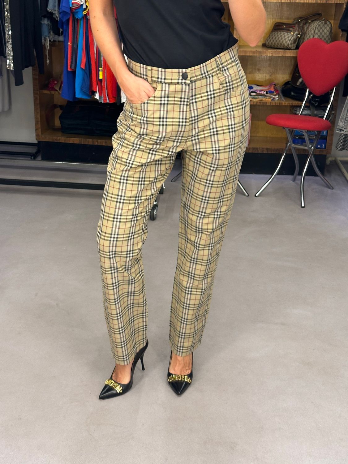 PANTALONE BURBERRY 5 TASCHE FANTASIA CHECK