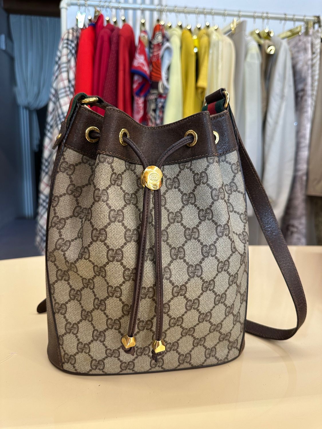 SECCHIELLO GUCCI OPHIDIA VINTAGE MARRONE
