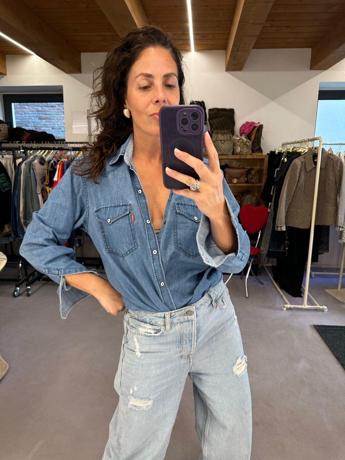 CAMICIA LEVIS DENIM MEDIO TG M UNISEX 