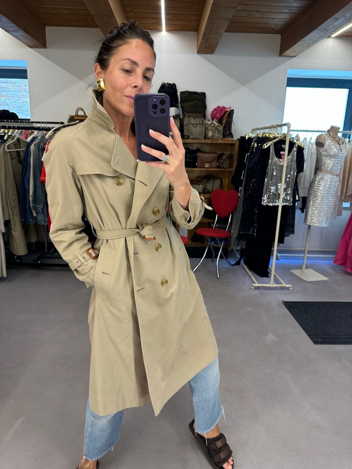 TRENCH BURBERRY DOPPIOPETTO SLIM