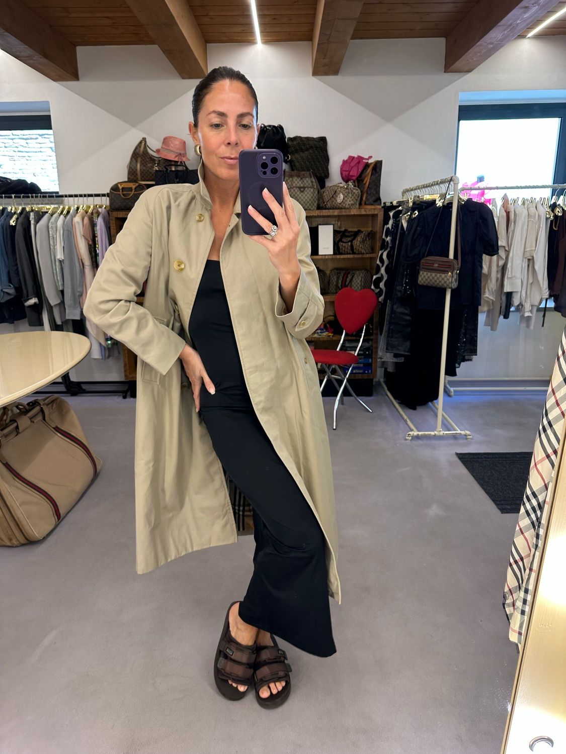 TRENCH BURBERRY CLASSICO TG 42