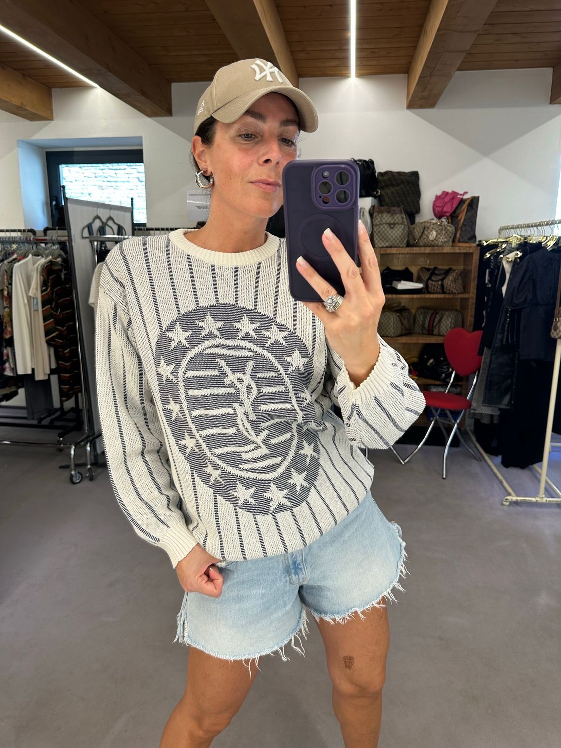 MAGLIONCINO YSL DA COLLEZIONE MAXI LOGO