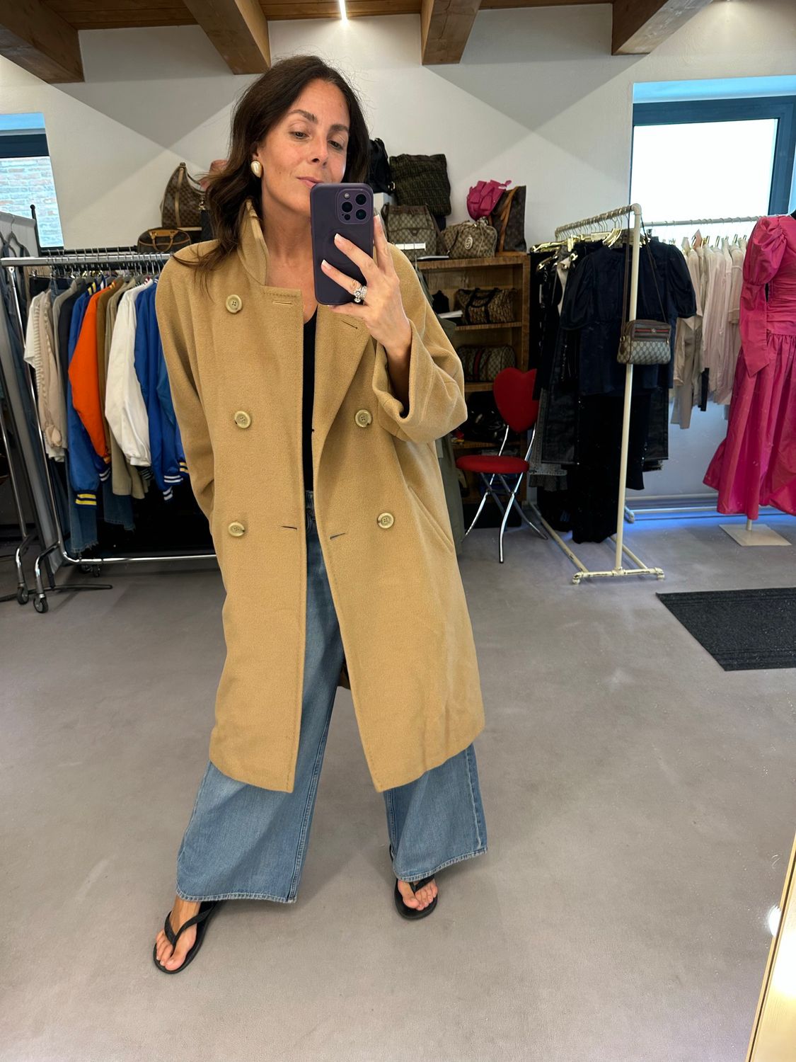 CAPPOTTO ICONICO MAX MARA DOPPIOPETTO CAMMELLO TG 44