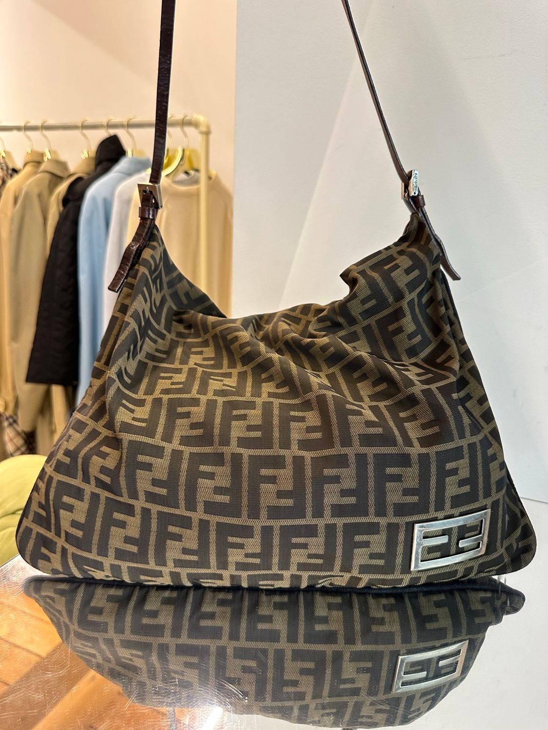 FENDI ZUCCA VINTAGE LARGE
