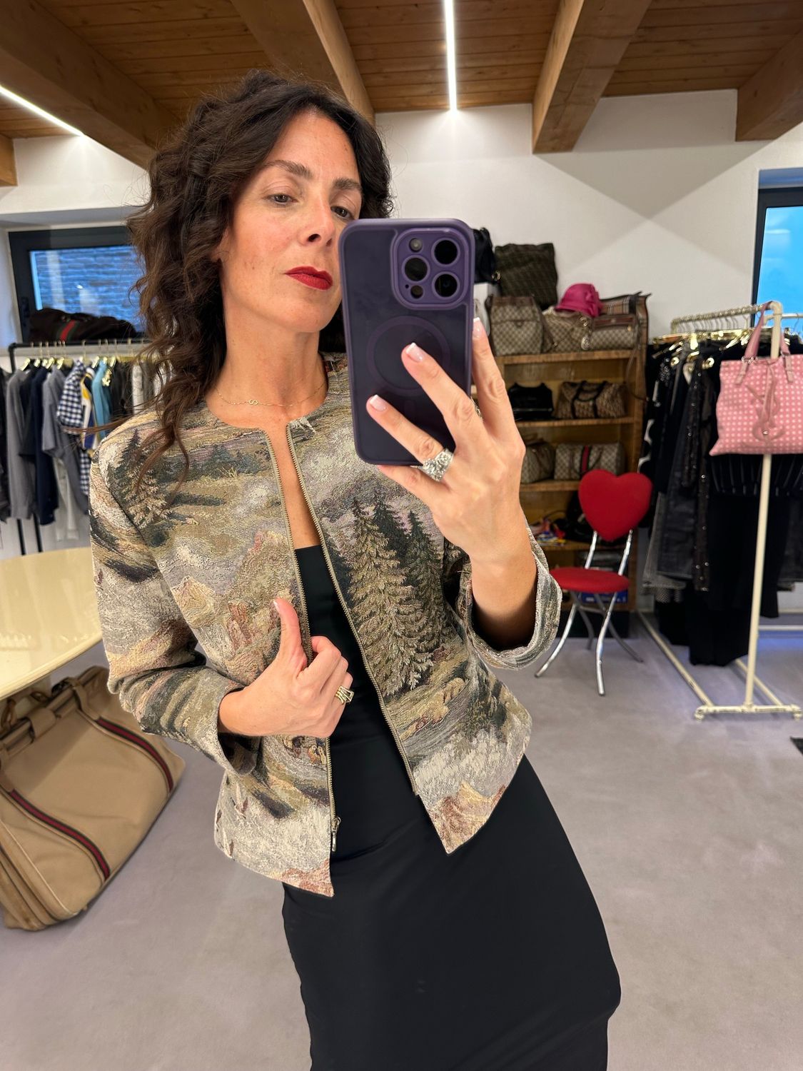 GIACCA DONNA JACQUARD 