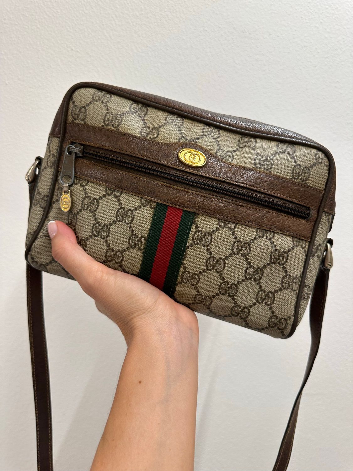 GUCCI OPHIDIA CLASSICA MARRONE 