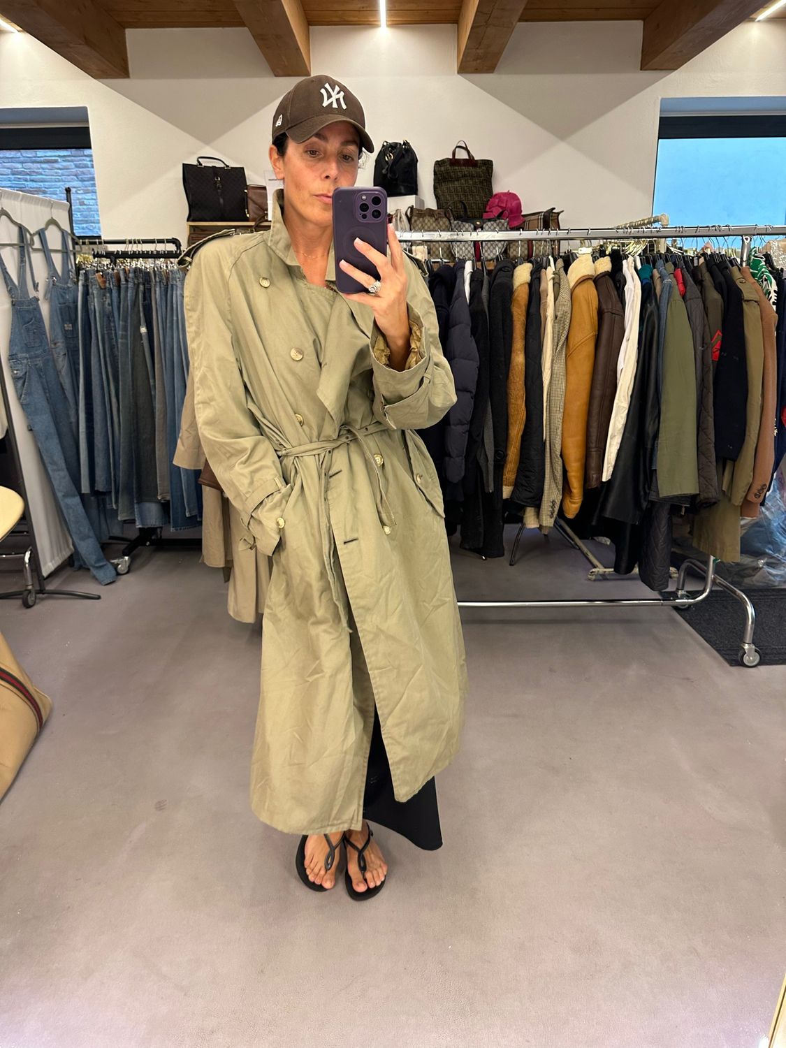 TRENCH BURBERRY KAKI FULL OPTIONAL 