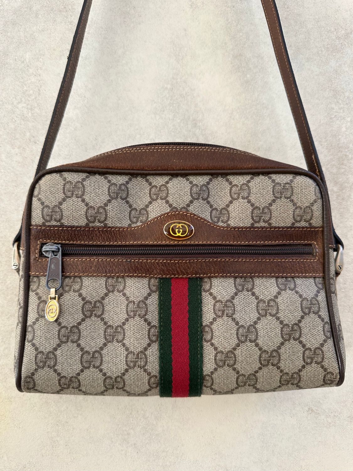 TRACOLLA GUCCI OPHIDIA CLASSICA MARRONE