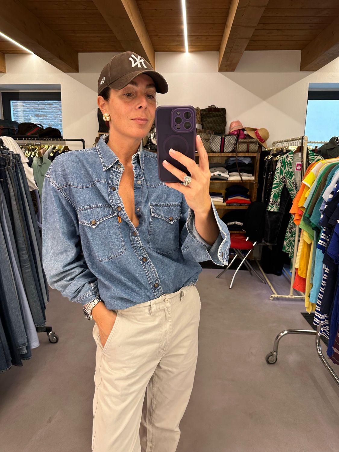 CAMICIA LEVIS ORANGE TAB TG M OVER UNISEX