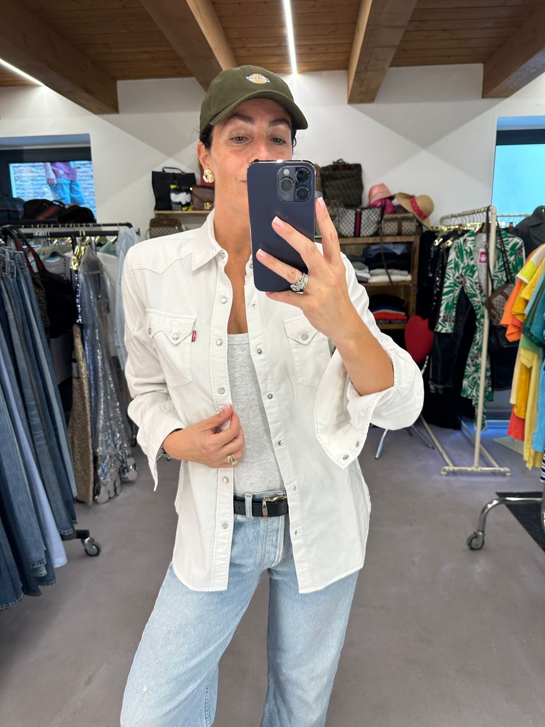 CAMICIA LEVIS DENIM BIANCO TG S