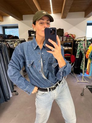 CAMICIA LEVIS DENIM MEDIO SCURO LARGE