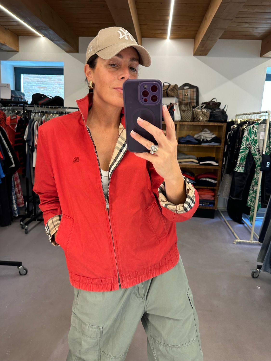 BOMBER BURBERRY DOUBLE FACE CON COLLETTO