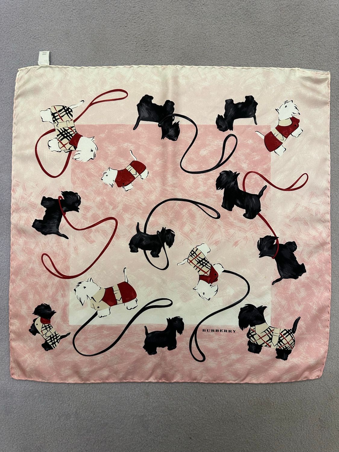 CARRÉ PURA SETA BURBERRY 45x44