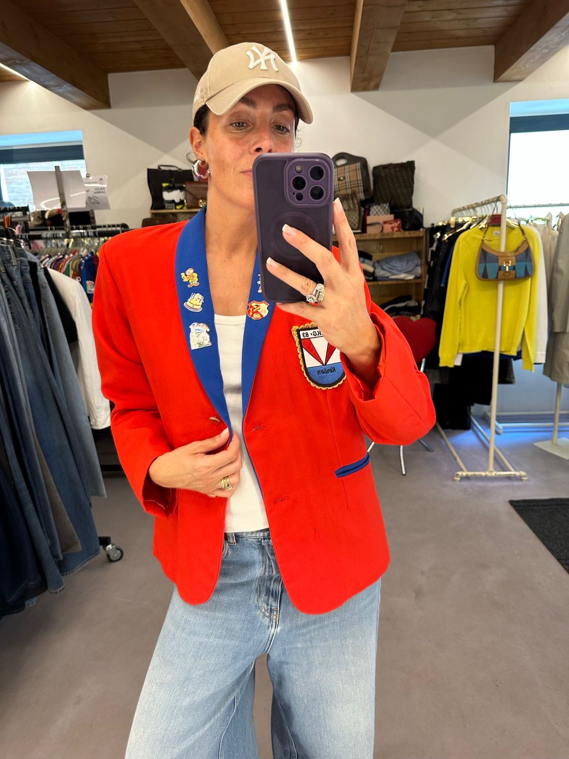 BLAZER VINTAGE CON PINS