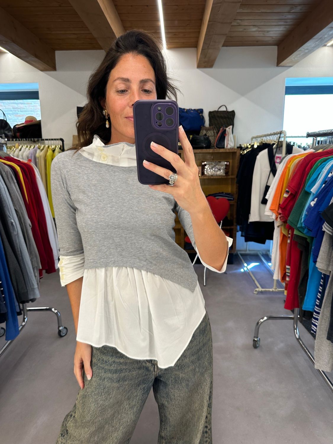 T-SHIRT CON CAMICIA 