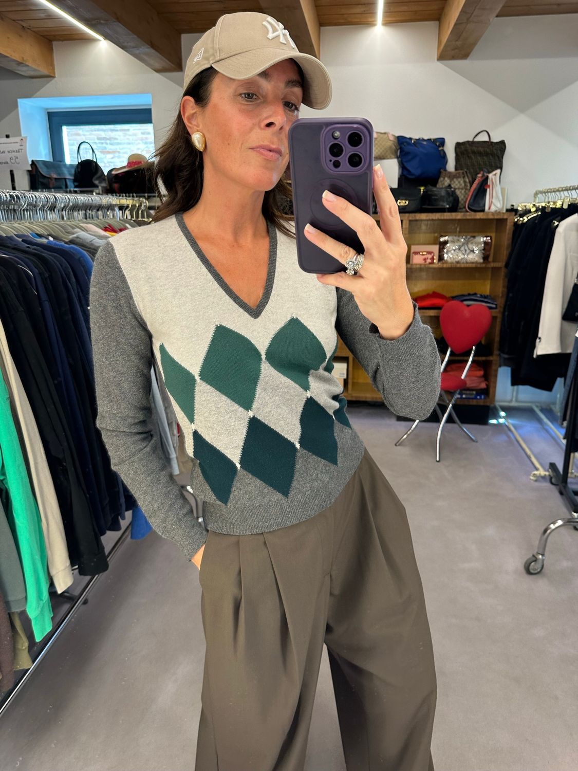 V NECK BALLANTYNE DONNA TG S