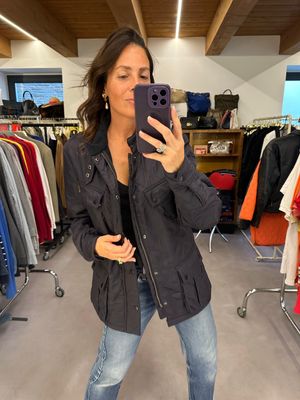 TRAPUNTINO BARBOUR BLU TG L UNISEX