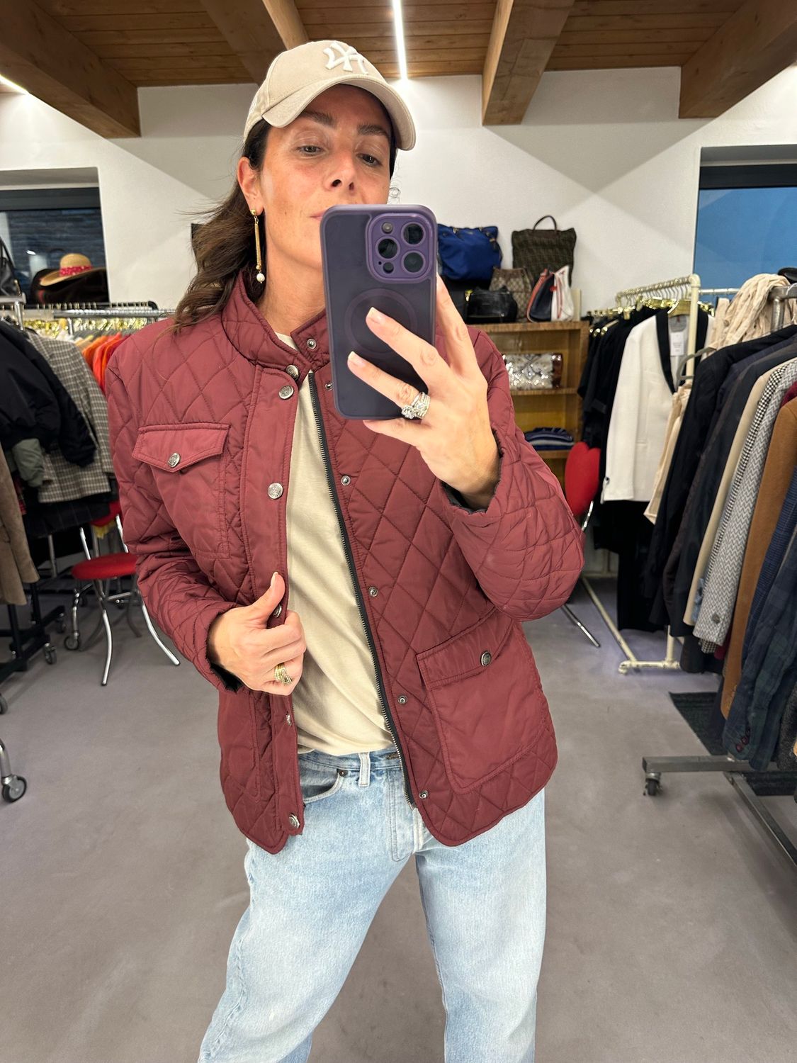 TRAPUNTINO RALPH LAUREN BURGUNDY