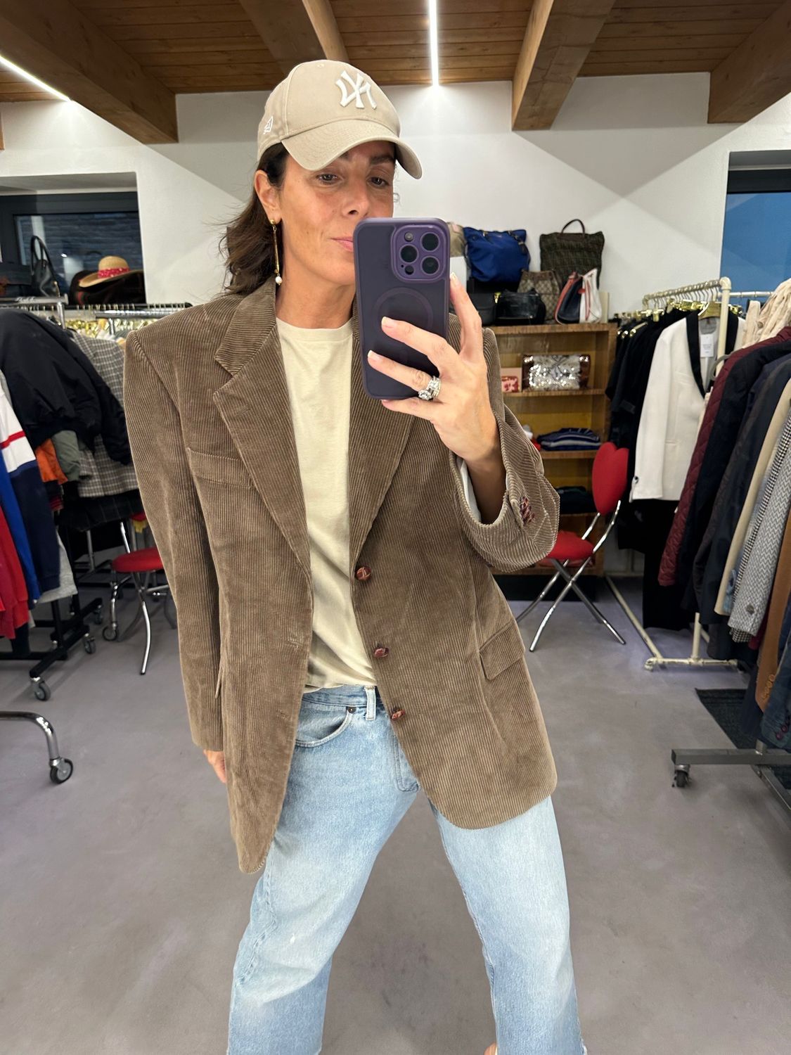 BLAZER VELLUTO NOCCIOLA DUCA VISCONTI DI MODRONE