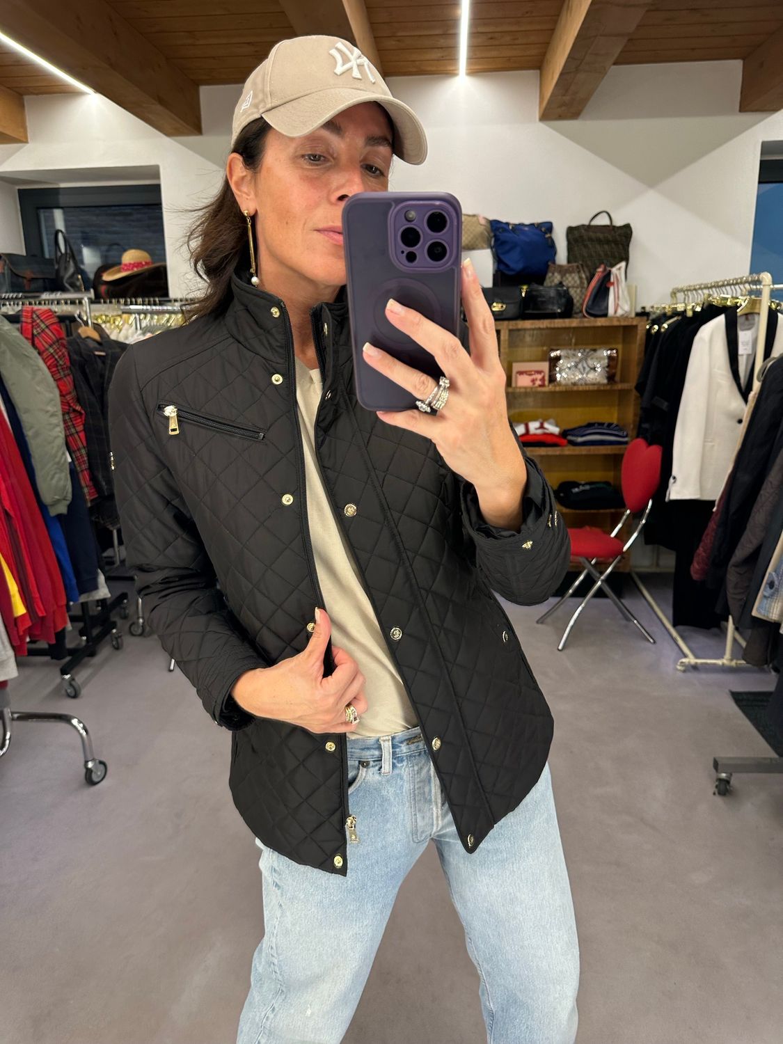 TRAPUNTINO NERO RALPH LAUREN METALLERIA ORO LUCIDO 