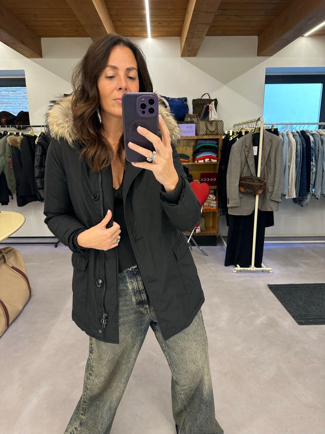 WOOLRICH DONNA NERO XS