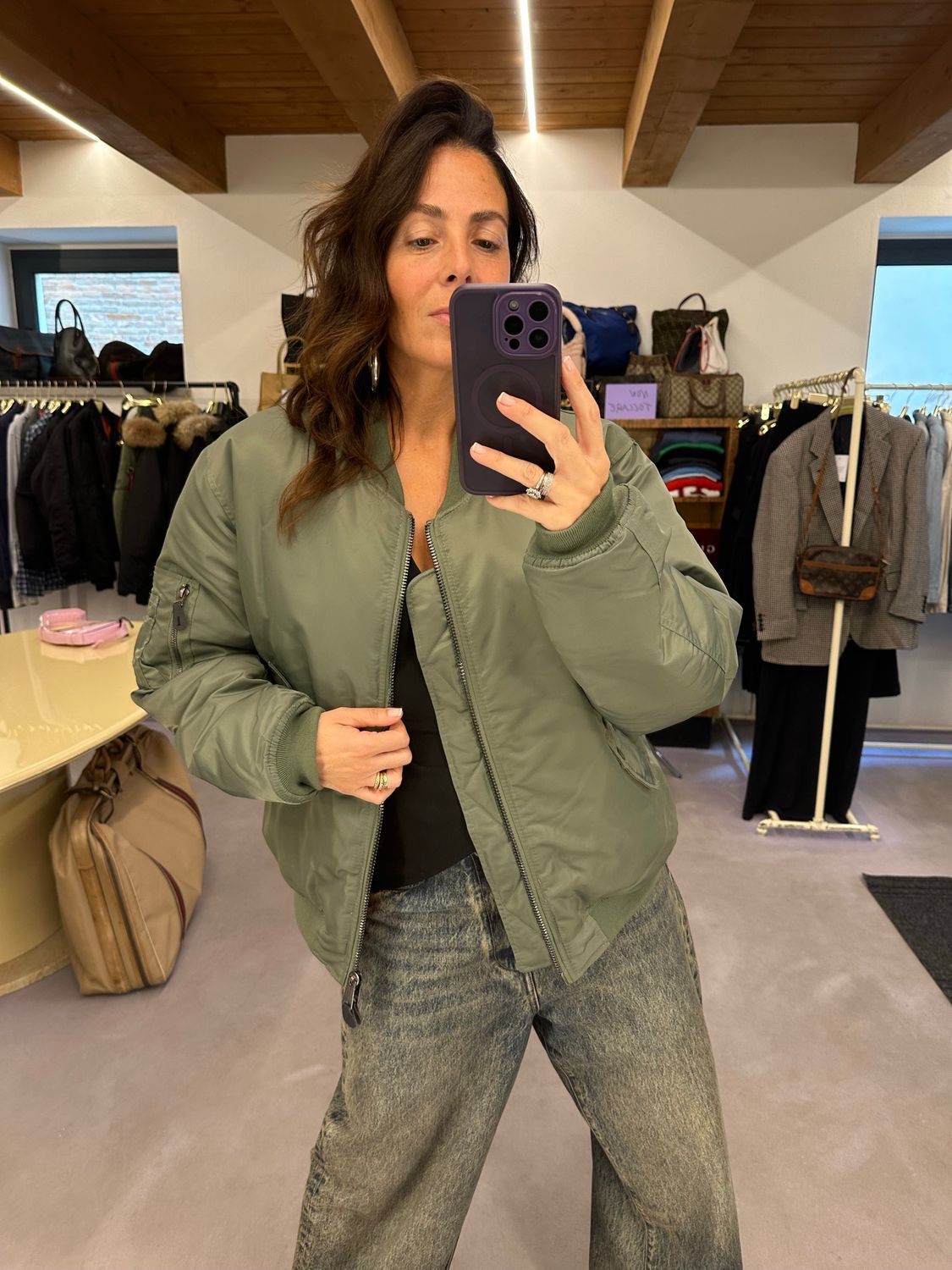BOMBER VERDE UNISEX TG L