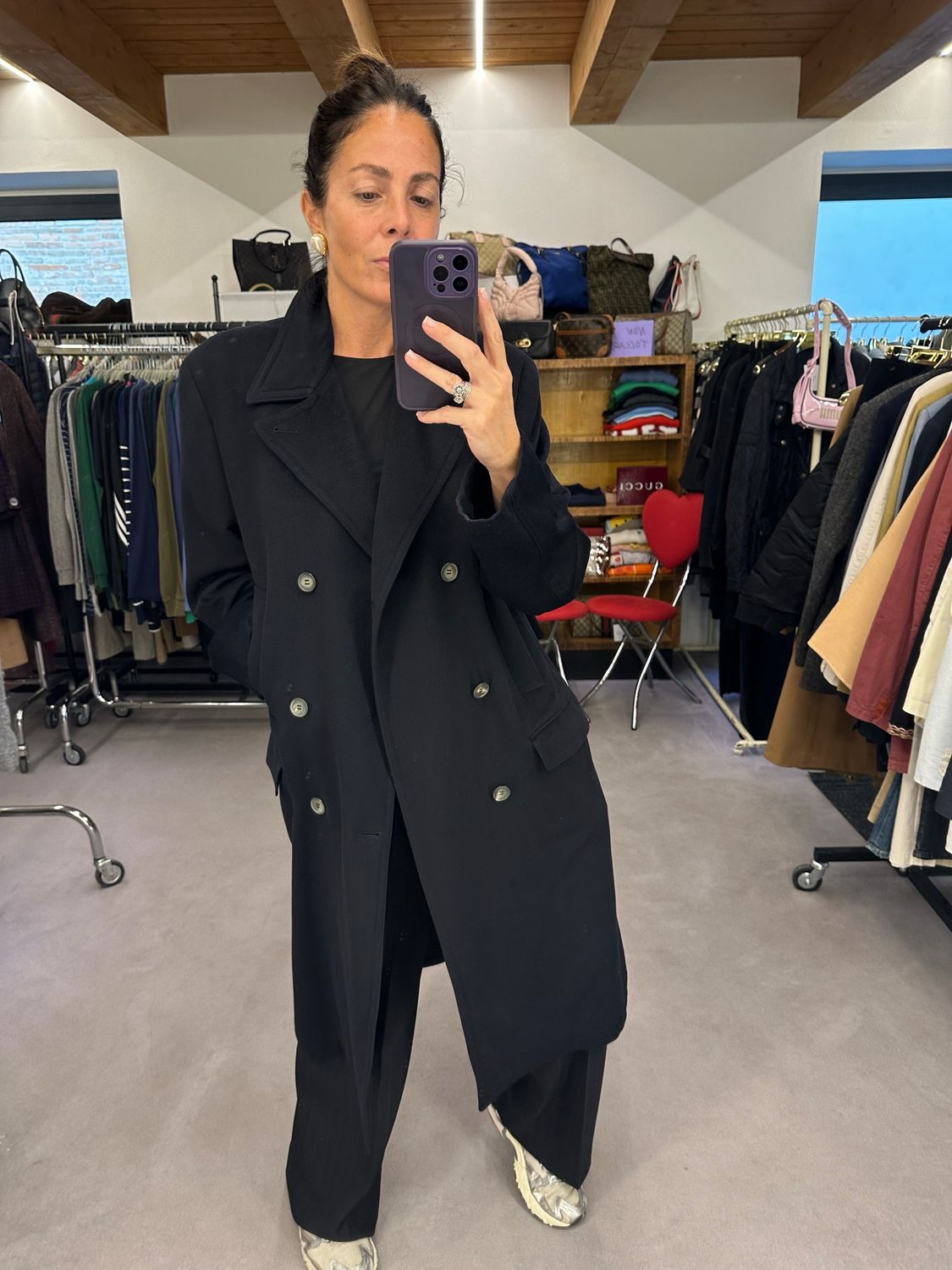 CAPPOTTO PURO CASHMERE CERRUTI BLU NOTTE