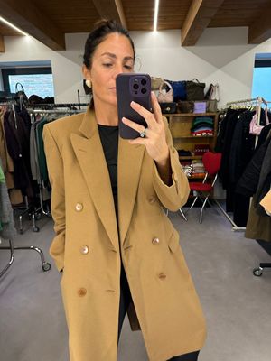 CAPPOTTO SARTORIALE CASHMERE CAMMELLO UNISEX 