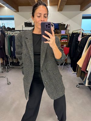 BLAZER OVER HARRIS TWEED